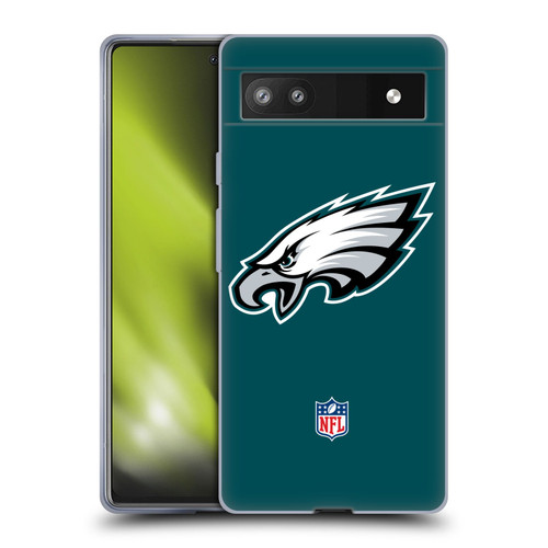 NFL Philadelphia Eagles Logo Plain Soft Gel Case for Google Pixel 6a