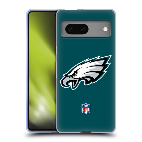 NFL Philadelphia Eagles Logo Plain Soft Gel Case for Google Pixel 7