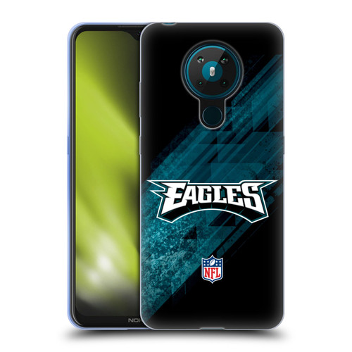 NFL Philadelphia Eagles Logo Blur Soft Gel Case for Nokia 5.3