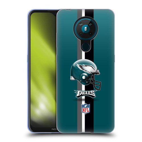NFL Philadelphia Eagles Logo Helmet Soft Gel Case for Nokia 5.3