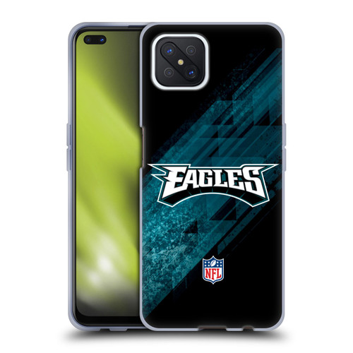 NFL Philadelphia Eagles Logo Blur Soft Gel Case for OPPO Reno4 Z 5G
