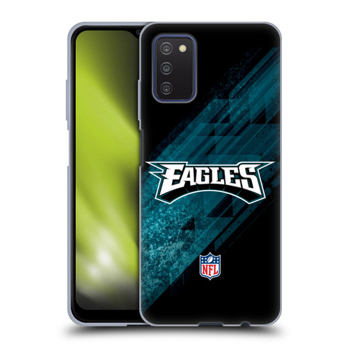 NFL Philadelphia Eagles Logo Blur Soft Gel Case for Samsung Galaxy A03s (2021)