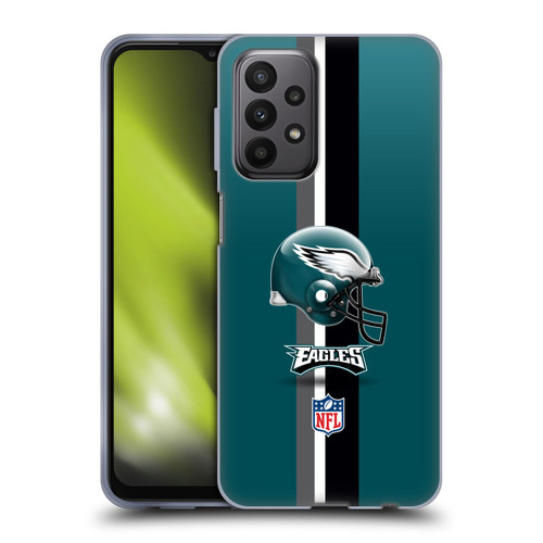 NFL Philadelphia Eagles Logo Helmet Soft Gel Case for Samsung Galaxy A23 / 5G (2022)