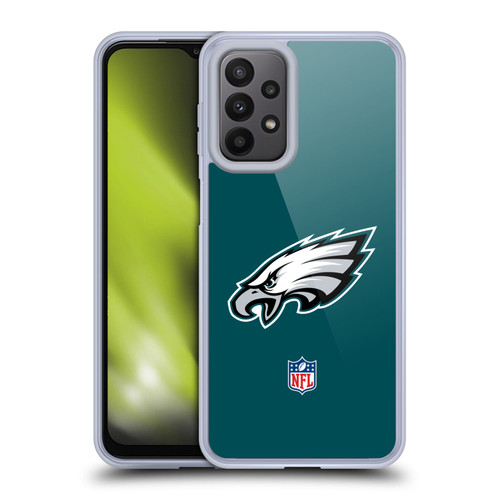 NFL Philadelphia Eagles Logo Plain Soft Gel Case for Samsung Galaxy A23 / 5G (2022)