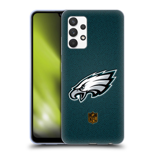 NFL Philadelphia Eagles Logo Football Soft Gel Case for Samsung Galaxy A32 (2021)