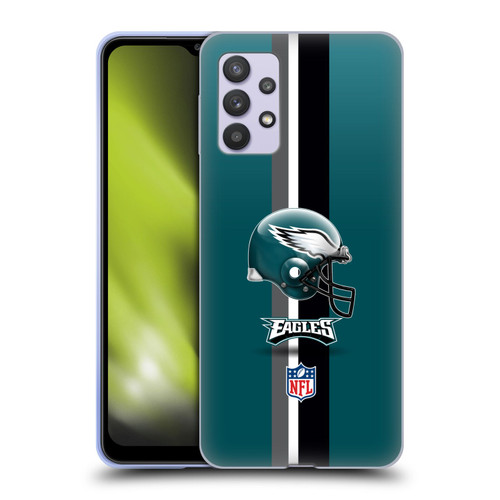 NFL Philadelphia Eagles Logo Helmet Soft Gel Case for Samsung Galaxy A32 5G / M32 5G (2021)