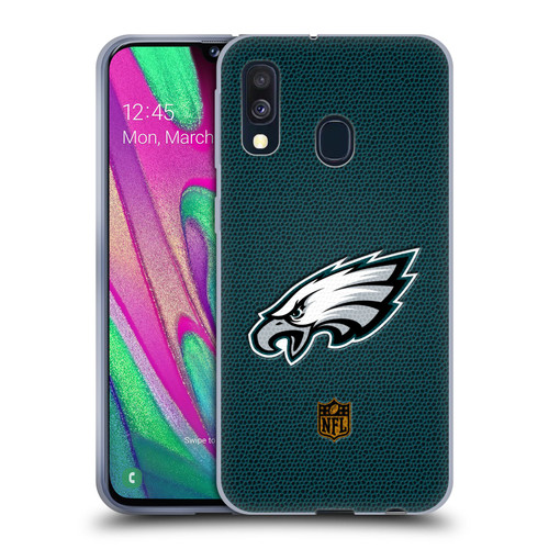 NFL Philadelphia Eagles Logo Football Soft Gel Case for Samsung Galaxy A40 (2019)