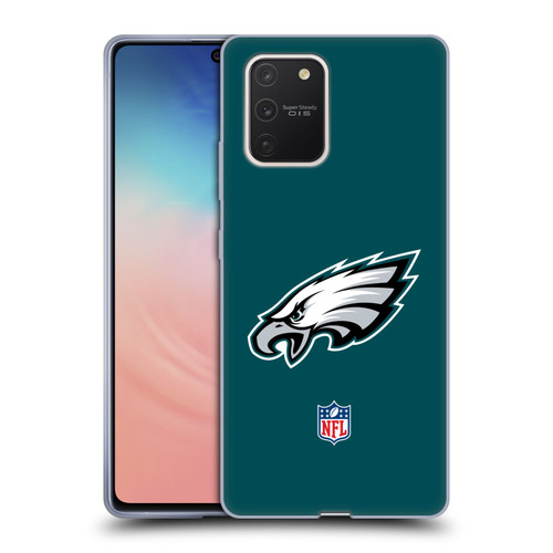 NFL Philadelphia Eagles Logo Plain Soft Gel Case for Samsung Galaxy S10 Lite