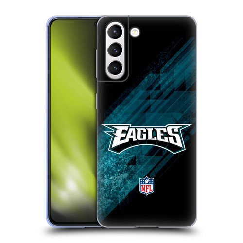 NFL Philadelphia Eagles Logo Blur Soft Gel Case for Samsung Galaxy S21 5G