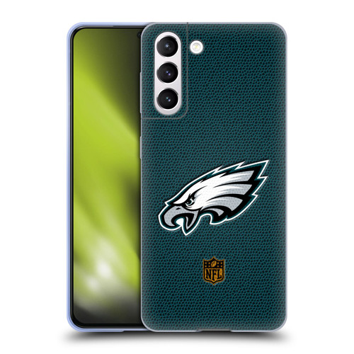NFL Philadelphia Eagles Logo Football Soft Gel Case for Samsung Galaxy S21 5G
