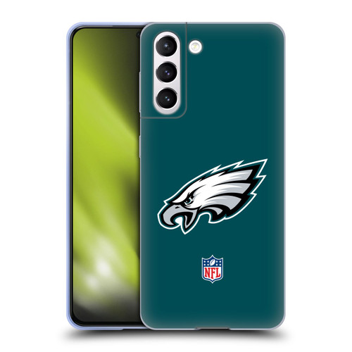 NFL Philadelphia Eagles Logo Plain Soft Gel Case for Samsung Galaxy S21 5G
