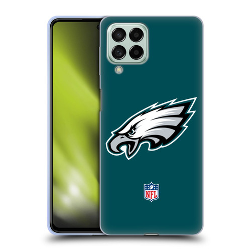 NFL Philadelphia Eagles Logo Plain Soft Gel Case for Samsung Galaxy M53 (2022)