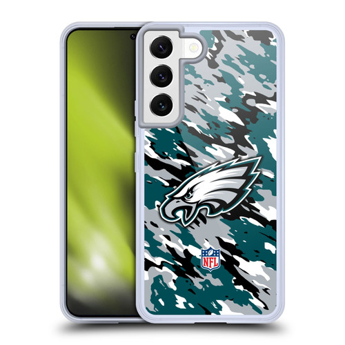 NFL Philadelphia Eagles Logo Camou Soft Gel Case for Samsung Galaxy S22 5G