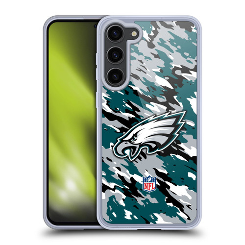 NFL Philadelphia Eagles Logo Camou Soft Gel Case for Samsung Galaxy S23+ 5G
