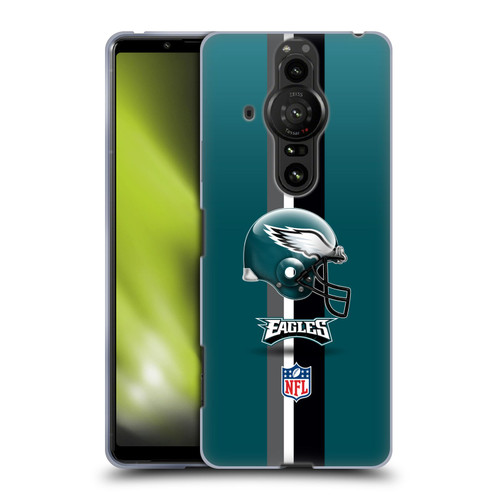 NFL Philadelphia Eagles Logo Helmet Soft Gel Case for Sony Xperia Pro-I
