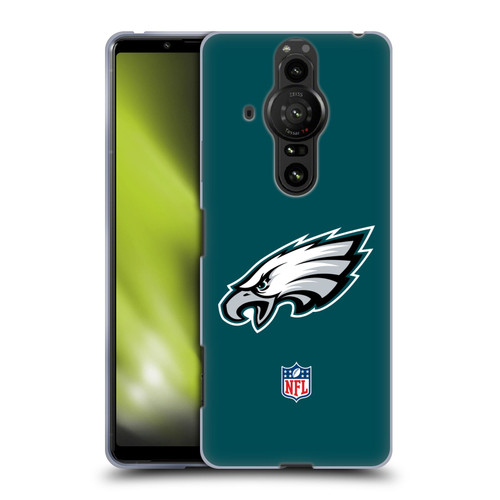 NFL Philadelphia Eagles Logo Plain Soft Gel Case for Sony Xperia Pro-I