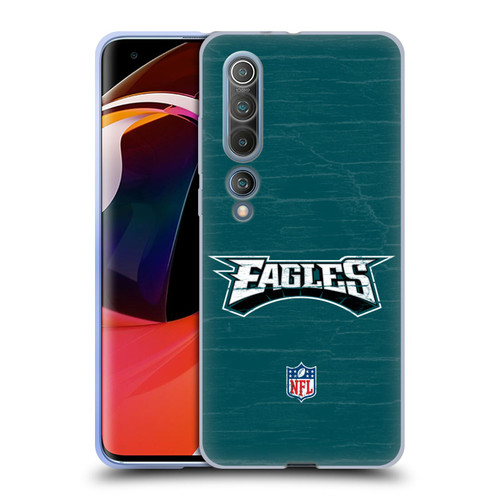 NFL Philadelphia Eagles Logo Distressed Look Soft Gel Case for Xiaomi Mi 10 5G / Mi 10 Pro 5G