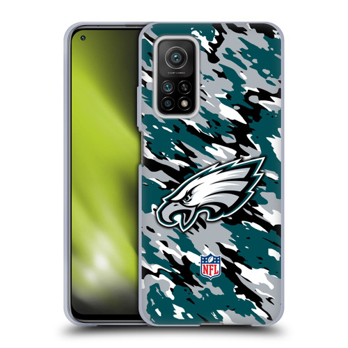NFL Philadelphia Eagles Logo Camou Soft Gel Case for Xiaomi Mi 10T 5G
