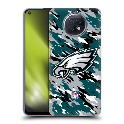 NFL Philadelphia Eagles Logo Camou Soft Gel Case for Xiaomi Redmi Note 9T 5G