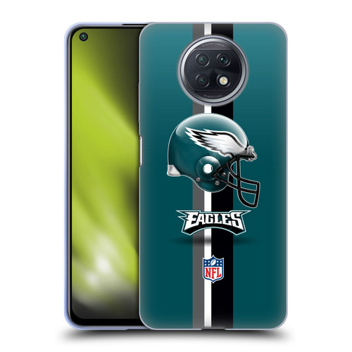 NFL Philadelphia Eagles Logo Helmet Soft Gel Case for Xiaomi Redmi Note 9T 5G