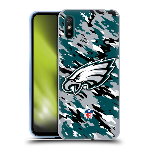 NFL Philadelphia Eagles Logo Camou Soft Gel Case for Xiaomi Redmi 9A / Redmi 9AT