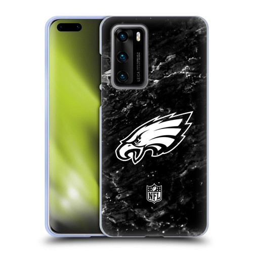 NFL Philadelphia Eagles Artwork Marble Soft Gel Case for Huawei P40 5G