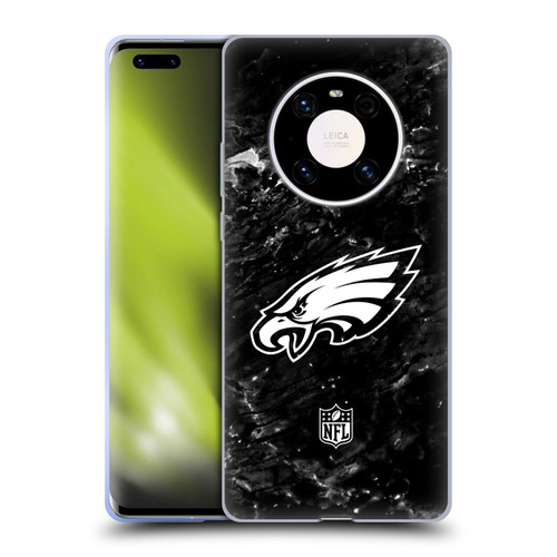 NFL Philadelphia Eagles Artwork Marble Soft Gel Case for Huawei Mate 40 Pro 5G