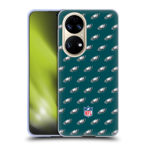 NFL Philadelphia Eagles Artwork Patterns Soft Gel Case for Huawei P50