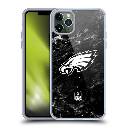 NFL Philadelphia Eagles Artwork Marble Soft Gel Case for Apple iPhone 11 Pro Max