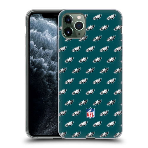 NFL Philadelphia Eagles Artwork Patterns Soft Gel Case for Apple iPhone 11 Pro Max
