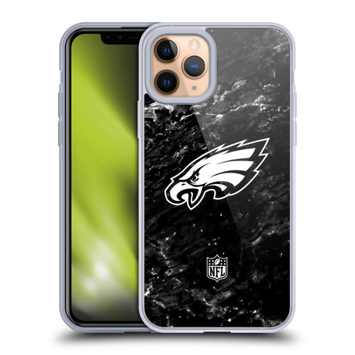 NFL Philadelphia Eagles Artwork Marble Soft Gel Case for Apple iPhone 11 Pro