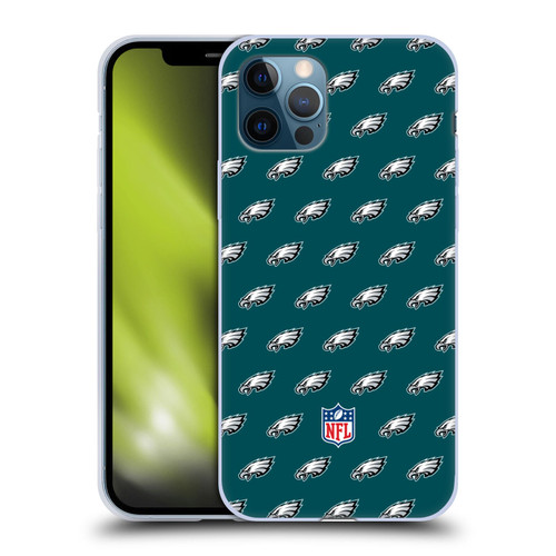 NFL Philadelphia Eagles Artwork Patterns Soft Gel Case for Apple iPhone 12 / iPhone 12 Pro