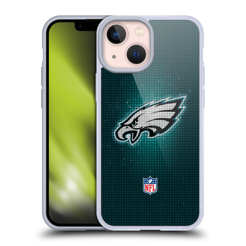 NFL Philadelphia Eagles Artwork LED Soft Gel Case for Apple iPhone 13 Mini