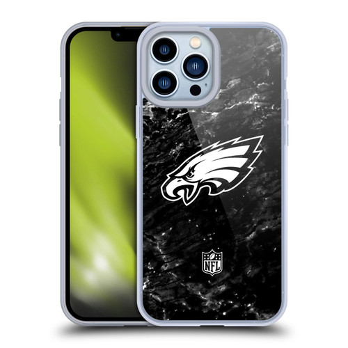 NFL Philadelphia Eagles Artwork Marble Soft Gel Case for Apple iPhone 13 Pro Max