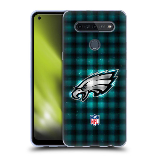 NFL Philadelphia Eagles Artwork LED Soft Gel Case for LG K51S