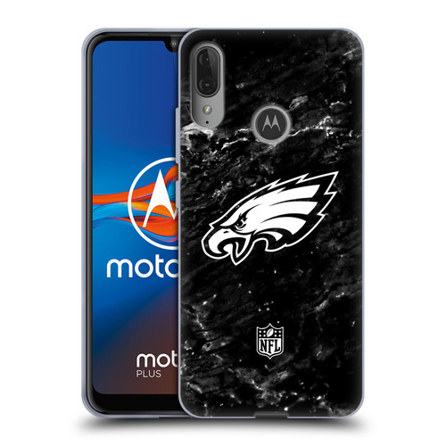 NFL Philadelphia Eagles Artwork Marble Soft Gel Case for Motorola Moto E6 Plus