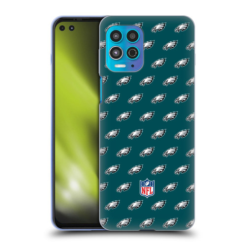 NFL Philadelphia Eagles Artwork Patterns Soft Gel Case for Motorola Moto G100