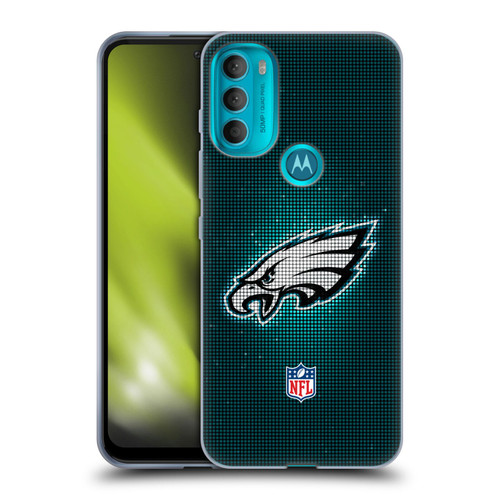 NFL Philadelphia Eagles Artwork LED Soft Gel Case for Motorola Moto G71 5G