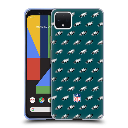 NFL Philadelphia Eagles Artwork Patterns Soft Gel Case for Google Pixel 4 XL