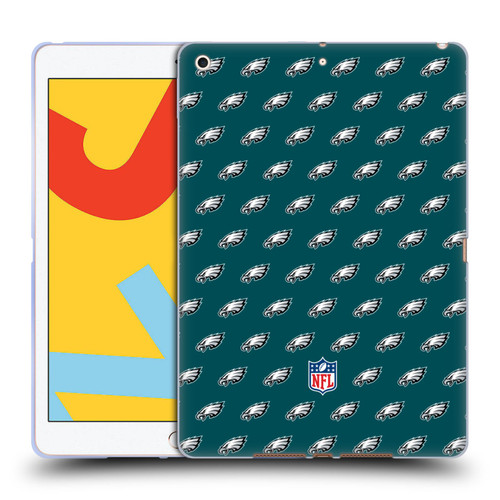 NFL Philadelphia Eagles Artwork Patterns Soft Gel Case for Apple iPad 10.2 2019/2020/2021