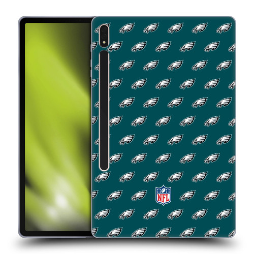 NFL Philadelphia Eagles Artwork Patterns Soft Gel Case for Samsung Galaxy Tab S8 Plus