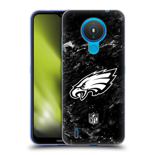 NFL Philadelphia Eagles Artwork Marble Soft Gel Case for Nokia 1.4