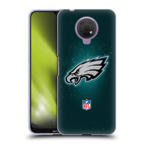 NFL Philadelphia Eagles Artwork LED Soft Gel Case for Nokia G10