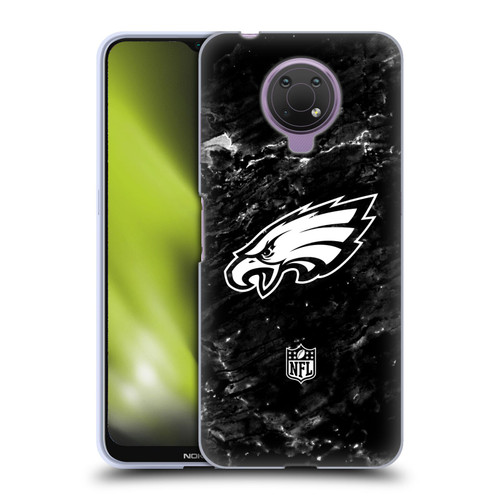 NFL Philadelphia Eagles Artwork Marble Soft Gel Case for Nokia G10