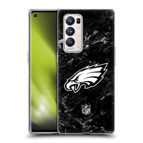 NFL Philadelphia Eagles Artwork Marble Soft Gel Case for OPPO Find X3 Neo / Reno5 Pro+ 5G