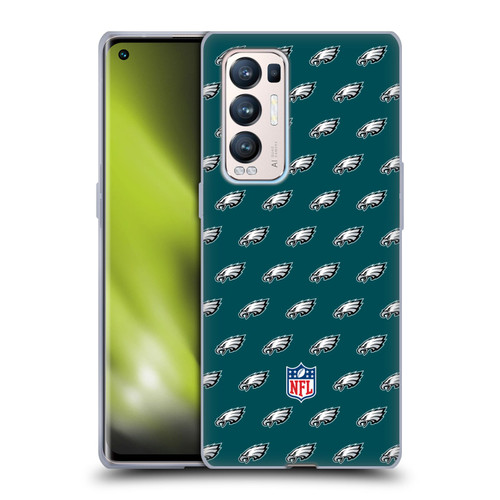 NFL Philadelphia Eagles Artwork Patterns Soft Gel Case for OPPO Find X3 Neo / Reno5 Pro+ 5G