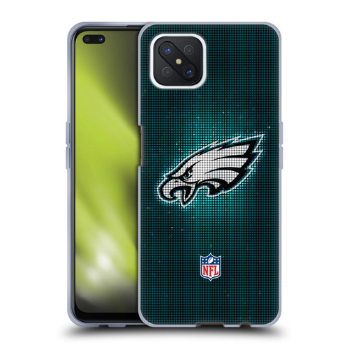 NFL Philadelphia Eagles Artwork LED Soft Gel Case for OPPO Reno4 Z 5G