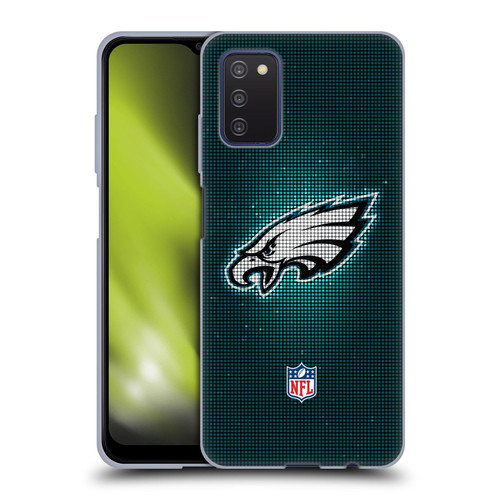 NFL Philadelphia Eagles Artwork LED Soft Gel Case for Samsung Galaxy A03s (2021)