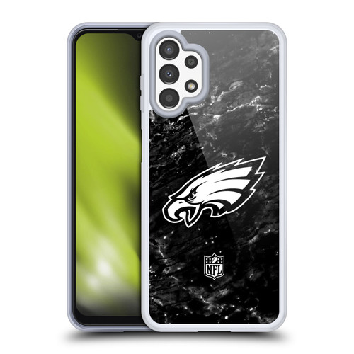 NFL Philadelphia Eagles Artwork Marble Soft Gel Case for Samsung Galaxy A13 (2022)