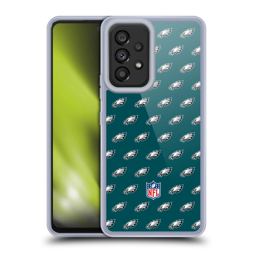 NFL Philadelphia Eagles Artwork Patterns Soft Gel Case for Samsung Galaxy A53 5G (2022)